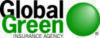 A green and black logo for the global green alliance.