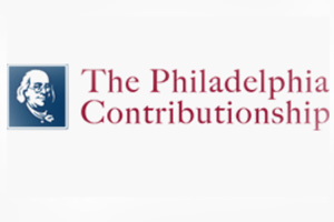 A logo for the philadelphia contributions group.